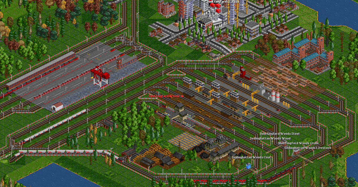 Tv man ttd. Transport Tycoon Deluxe 2020. OPENTTD. Опен ТТД. OPENTTD ветряк.